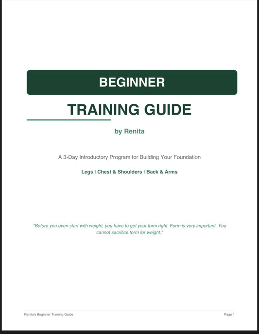 Beginner Body Reset: (3-Day Starter Plan)